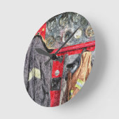 American Fire Truck Ronde Klok (Hoek)