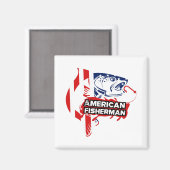 American fisherman magneet (Voorkant / Achterkant)