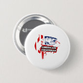 American fisherman ronde button 5,7 cm (Voorkant /achterkant)