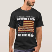 American Flag 1776 We The People Bill of Rights T-shirt (Voorkant)