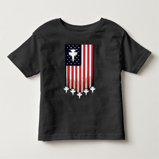American Flag 4th of July-65079 Kinder Shirts (Voorkant)