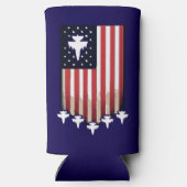 American Flag 4th of July-65079 Seltzer Blikjeskoeler (Achterkant)