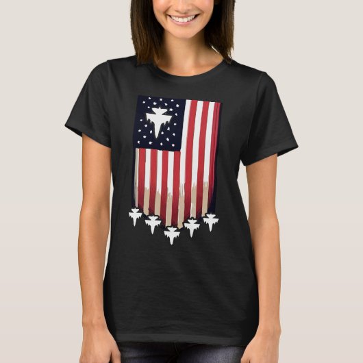 American Flag 4th of July-65079 T-shirt (Voorkant)