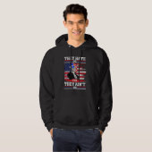American Flag 4th of July hey Hate Us Cuz They Ain Hoodie (Voorkant volledig)