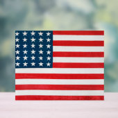 American Flag Acryl Bord (Neutraal)