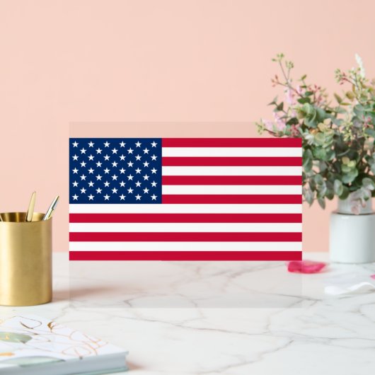 American Flag Acryl Teken Acryl Bord (Huwelijk)