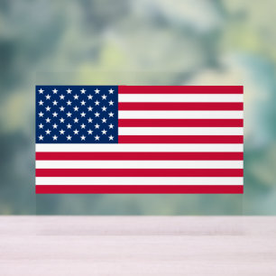 American Flag Acryl Teken Bord