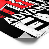 American Flag Advanced Emt Aemt Medical Technician Poster (Hoek)