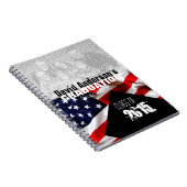 American Flag Afstuderen Class of 2018 Guest Book Notitieboek (Rechterzijde)