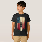 American Flag Alpine Skiing Skier _2  T-shirt (Voorkant volledig)