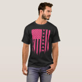 American Flag Armed Forces Veteran Patriot Grunge  T-shirt (Voorkant volledig)
