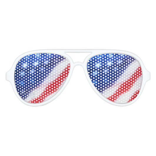 AMERICAN FLAG AVIATOR ZONNEBRIL (Voorkant)