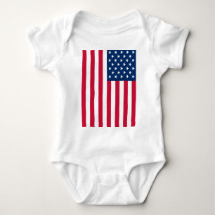 American Flag Baby Bodysuit