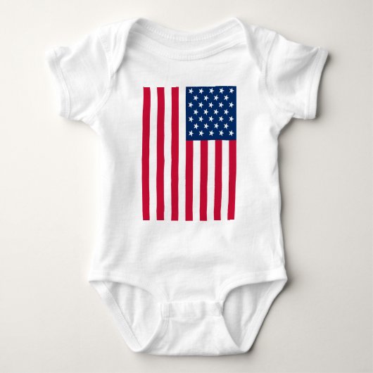American Flag Baby Bodysuit (Voorkant)