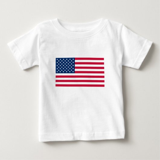 American Flag Baby T-Shirt Verenigde Staten (Voorkant)