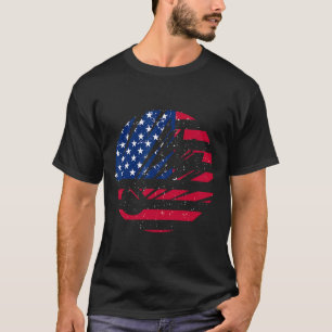 American Flag Badminton Shirt Mannen Patriottische
