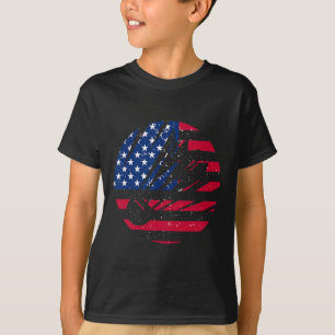 American Flag Badminton Shirt Mannen Patriottische