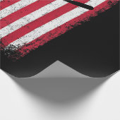 American Flag Baseball Team Gift voor Mannen Jonge Cadeaupapier (Hoek)