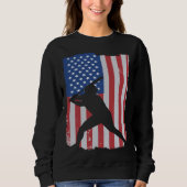 American Flag Baseball Trui (Voorkant)