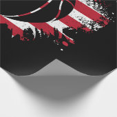 American Flag Basketball Player Cadeaupapier (Hoek)