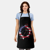 American Flag Basketball Player Schort (Gedragen)