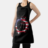 American Flag Basketball Player Schort (Insitu)