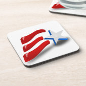 AMERICAN FLAG BIER ONDERZETTER (Linkerzijde)