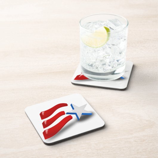 AMERICAN FLAG BIER ONDERZETTER (Rechterzijde)