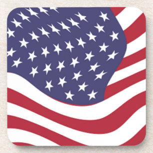 AMERICAN FLAG BIER ONDERZETTER