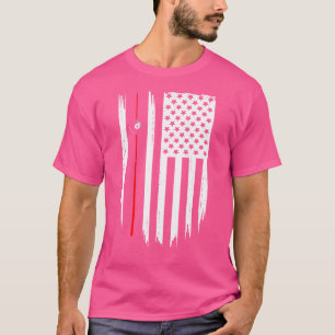 American Flag Biljart Pool Speler Kleding Billia T-shirt