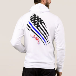 American Flag Blue Line Hoodie
