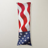 American Flag Body Pillow Lichaamskussen (Voorkant Verticaal)
