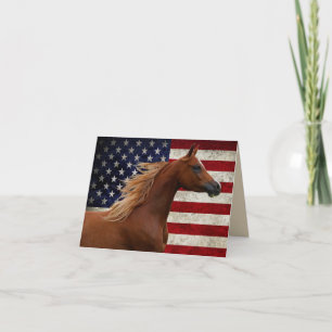 American Flag BOGO Colts-Majicia Blank Note Card Notitiekaartje