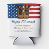 American Flag Boots Party of Militaire Pensioen Le Blikjeskoeler (Voorkant)