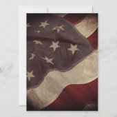 American Flag Bridal Shower Uitnodiging (Achterkant)
