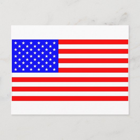 AMERICAN FLAG BRIEFKAART (Voorkant)