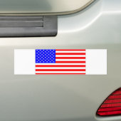 AMERICAN FLAG BUMPERSTICKER (Op auto)