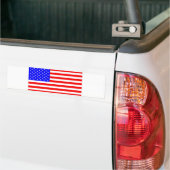 AMERICAN FLAG BUMPERSTICKER (Op Truck)