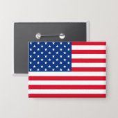 American Flag Button  (Voorkant / Achterkant)