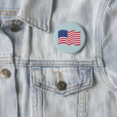 American Flag Button Gift (In situ)