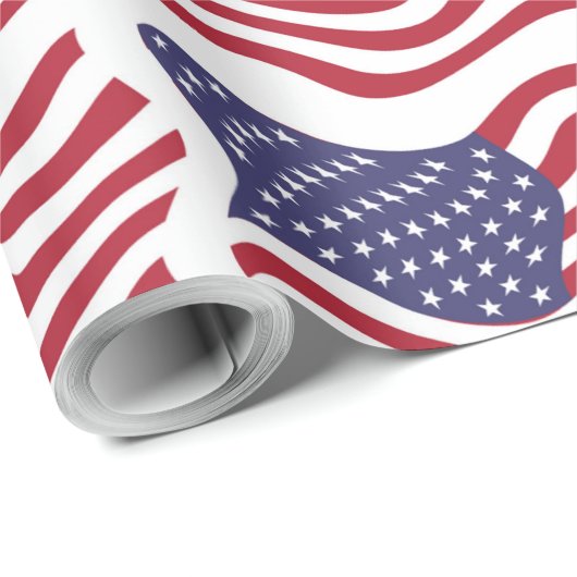 AMERICAN FLAG CADEAUPAPIER (Rol Hoek)