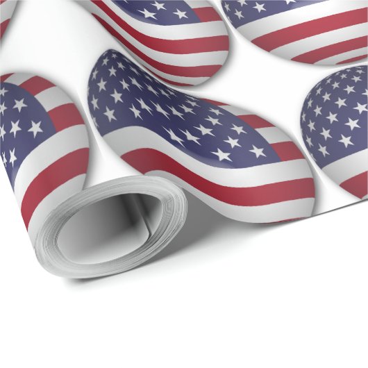 AMERICAN FLAG CADEAUPAPIER (Rol Hoek)