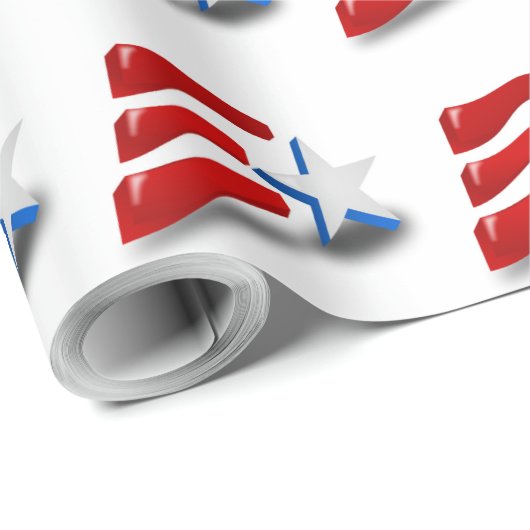 AMERICAN FLAG CADEAUPAPIER (Rol Hoek)