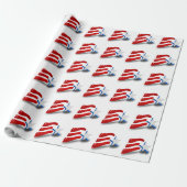 AMERICAN FLAG CADEAUPAPIER (Uitgerold)