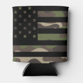 American Flag Camouflage Camo Patriotic USA Blikjeskoeler (Voorkant)