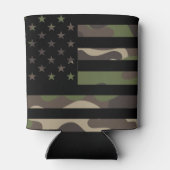 American Flag Camouflage Camo Patriotic USA Blikjeskoeler (Achterkant)