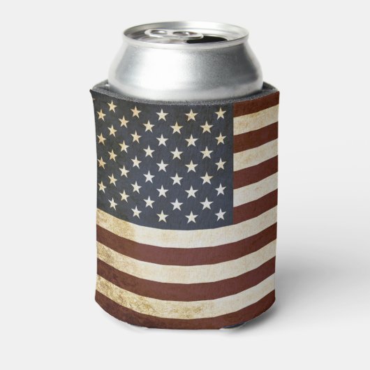 AMERICAN FLAG CAN COOLER (Blikje Achterkant)