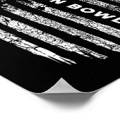 American Flag Candlepin Bowling -  Candlepi Poster (Hoek)