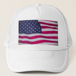 American Flag cap Trucker Pet