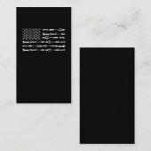 American Flag Car Mechanic Garage Tools Visitekaartje (Voorkant / Achterkant)